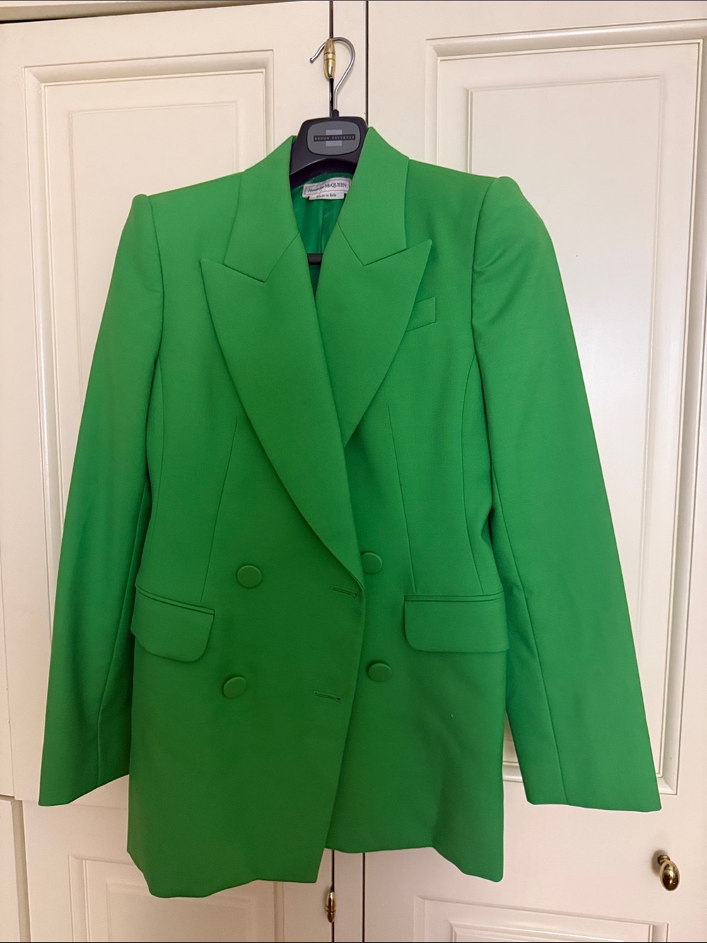 Alexander McQUEEN Green Tailored Jacket like new